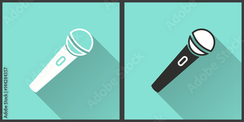 Microphone - vector icon.