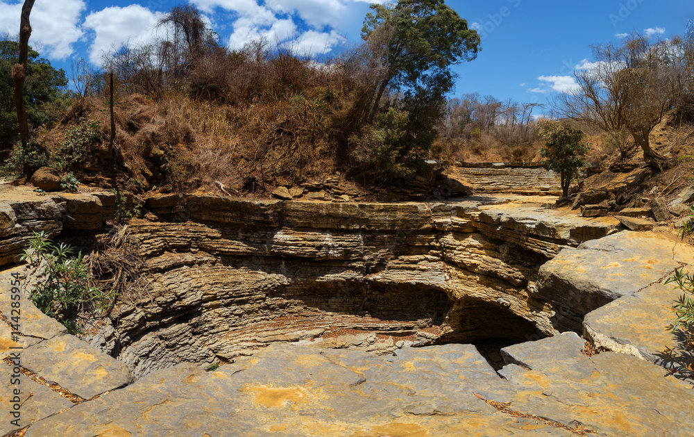 dry entrance to the underground river, Madagascar