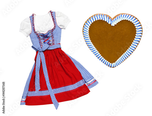 Dirndl und Lebkuchednherz