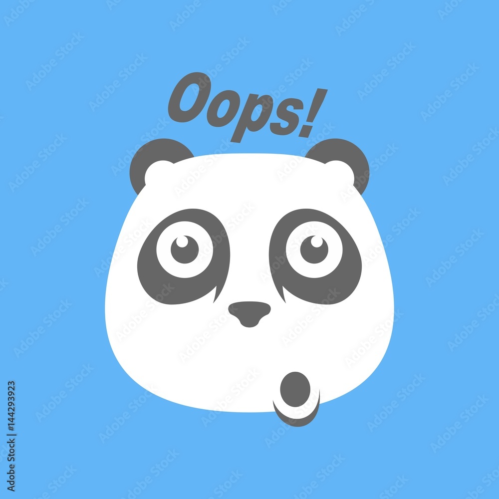 Cute panda illustration vector Cute panda illustration vector