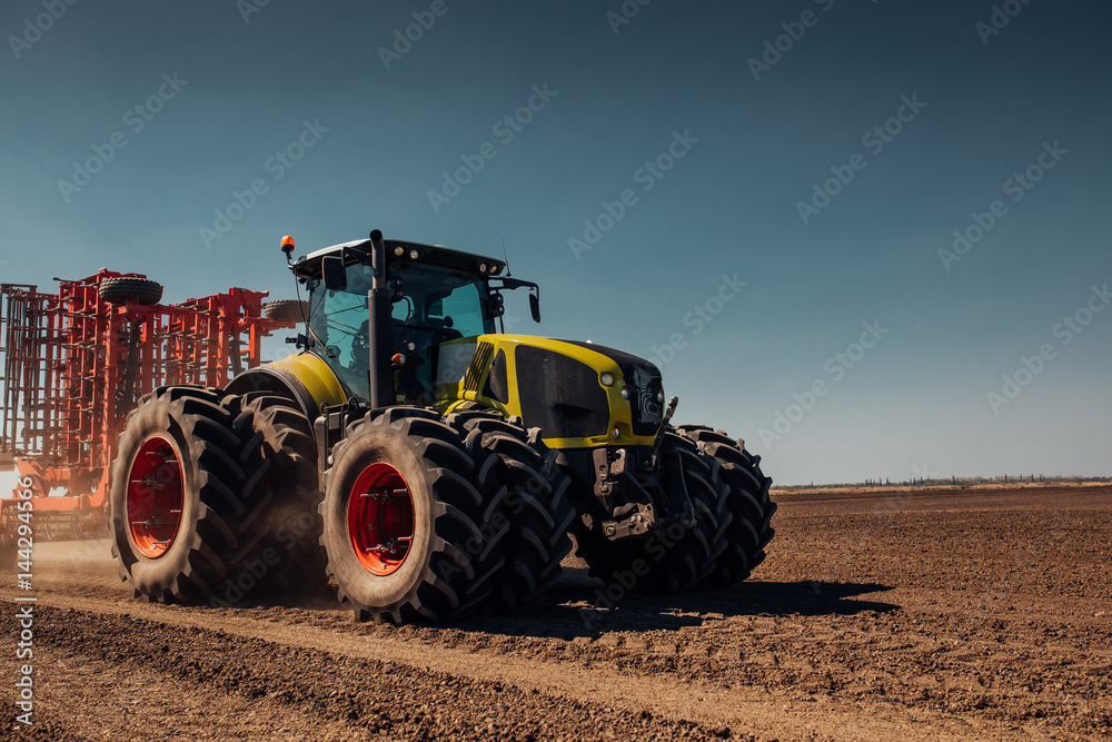 Preparing land for the next season Preparing land for the next season