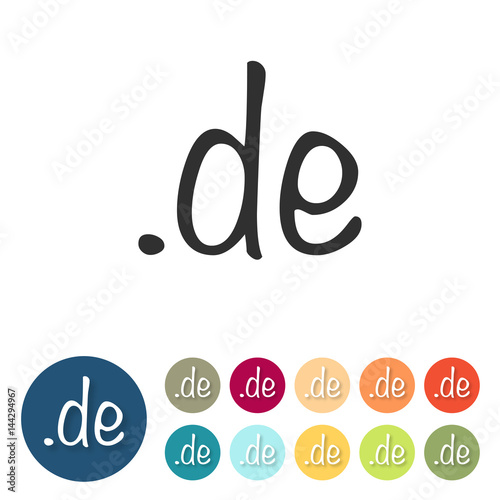 Button-Set bunt - de Domain