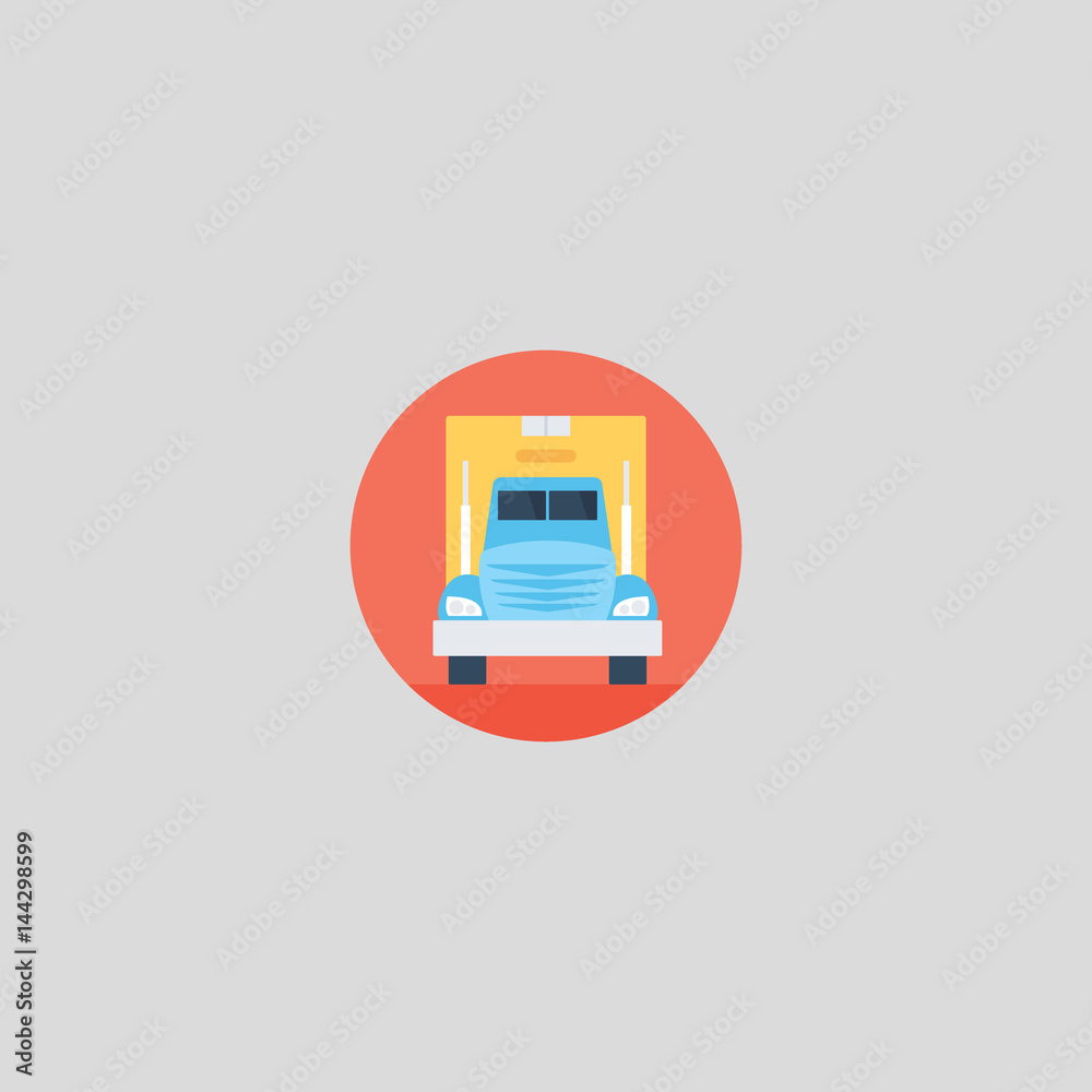 delivery truck icon flat design delivery truck icon flat design