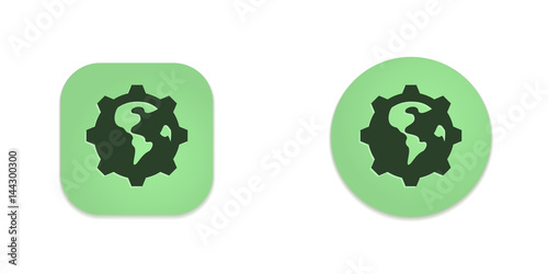 Vector Green Web Buttons