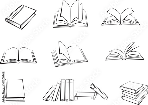 book, textbook, library, literature, page, drawing, symbol