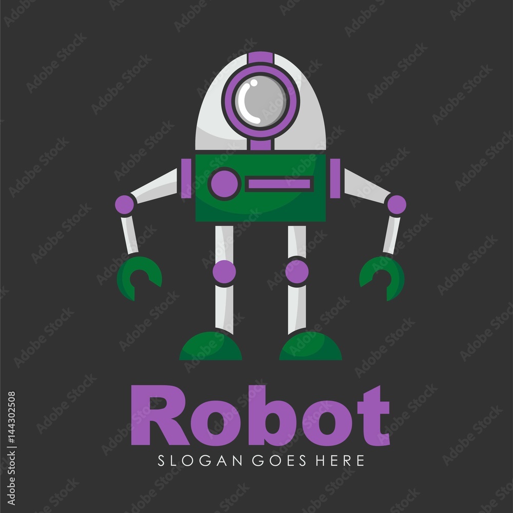 Robot icon and illustration vector