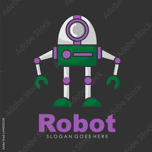 Robot icon and illustration vector