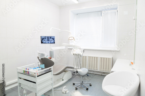 Interior of a dentist's office. Special equipment. © Sergei Dvornikov