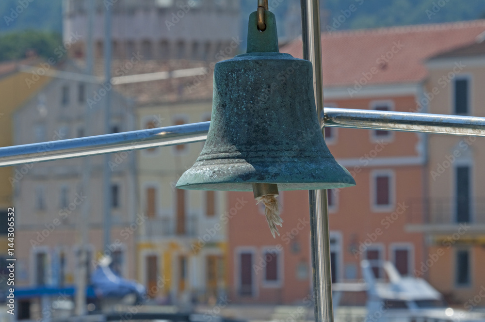 Obraz premium The colorful harbour of Veli Losinj in Croatia