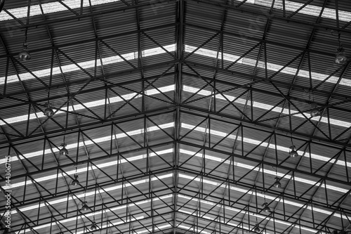 steel structures metal construction roofs workshop in factory