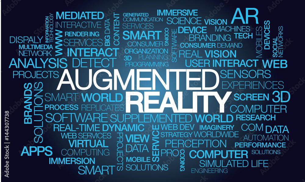Augmented reality (AR) live direct realworld environment supplemented