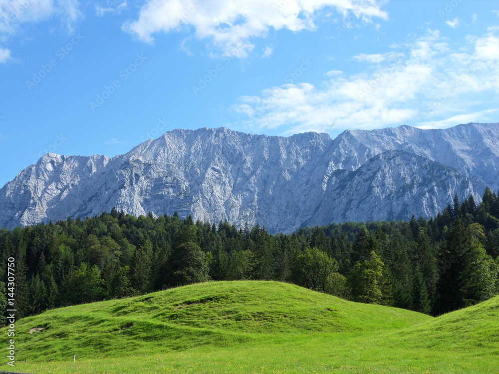 Berge in Elmau, Bayern, Deutschland