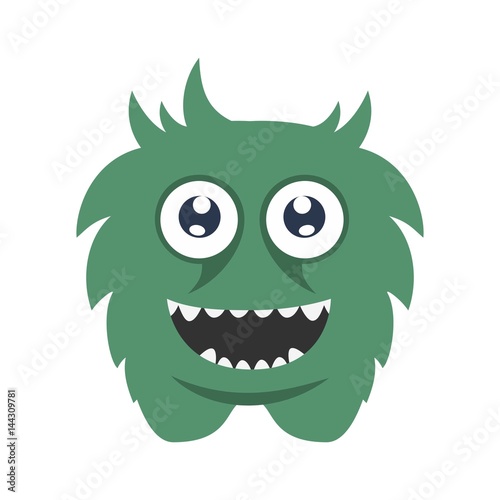 Monster character illustration vector photo