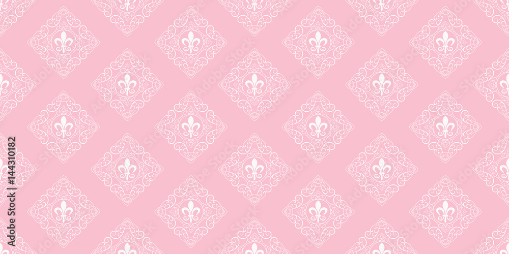 Pink seamless pattern, vector Pink seamless pattern, vector