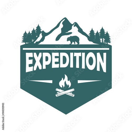 Adventure and outdoor logo vector