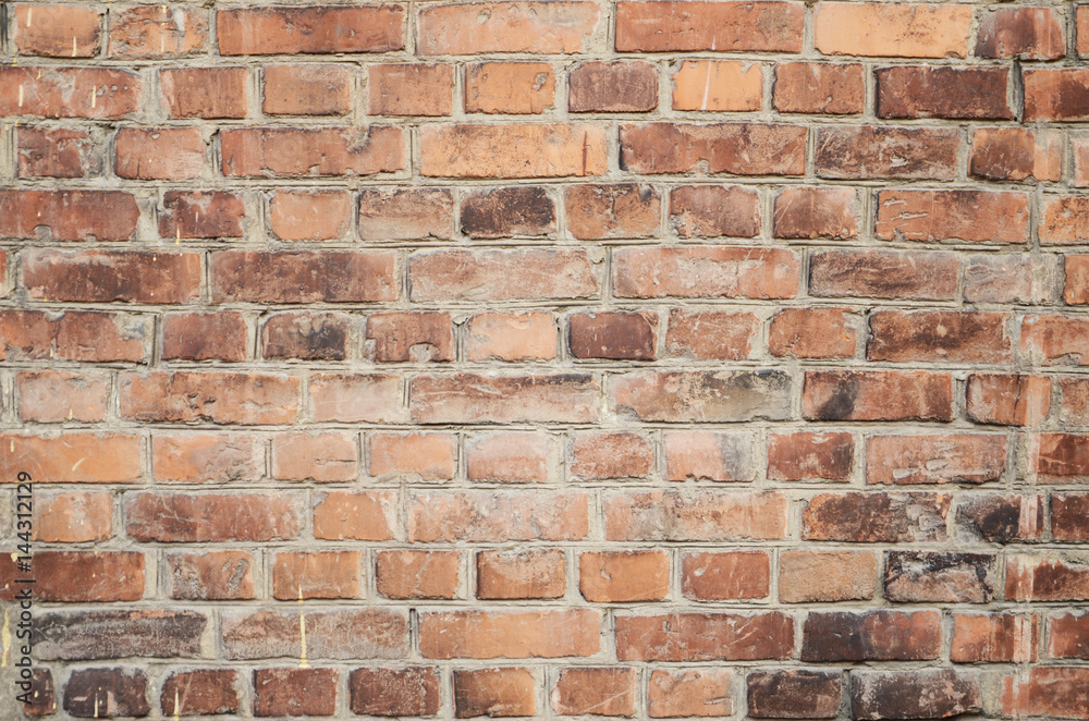 Texture of red brick. Bonded masonry Texture of red brick. Bonded masonry