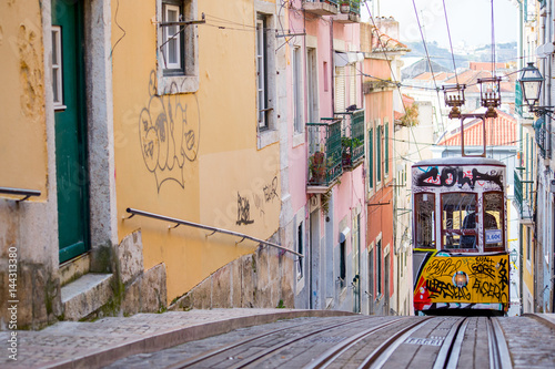 Lisbon tram. Portugal
