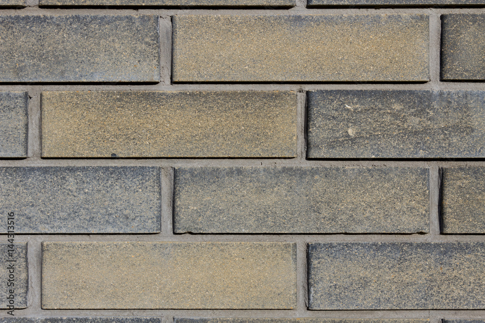 Obraz premium Dark grey brick wall background textured