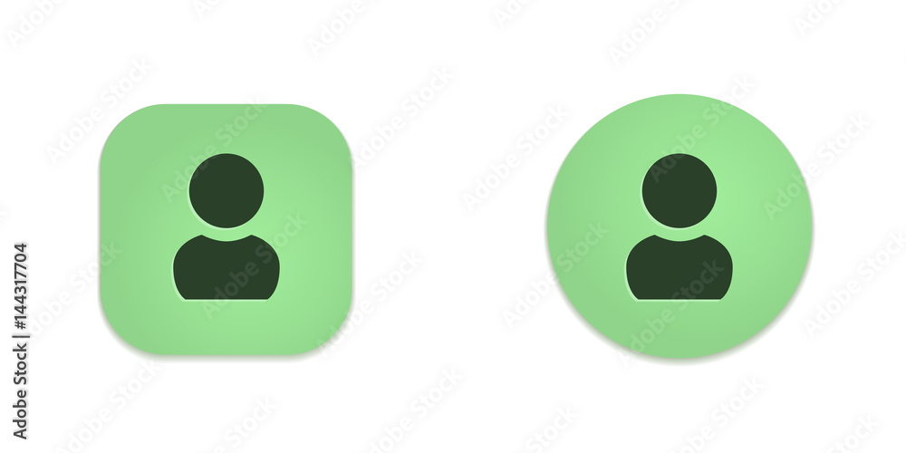 Vector Green Web Buttons Vector Green Web Buttons