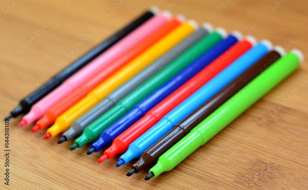 Fototapeta premium colored markers
