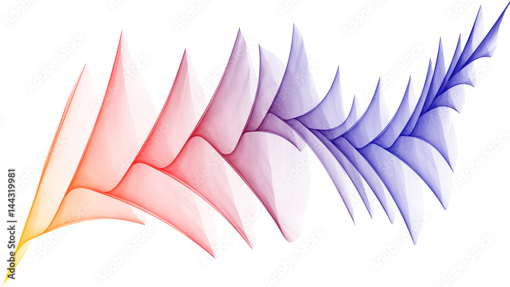 3D rendered veil looks like plume 3D rendered veil looks like plume