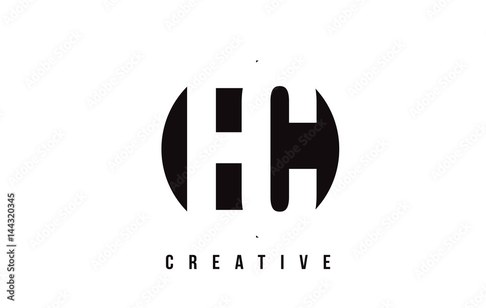 Obraz premium EC E C White Letter Logo Design with Circle Background.