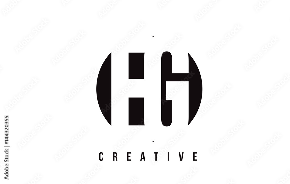 Fototapeta premium EG E G White Letter Logo Design with Circle Background.