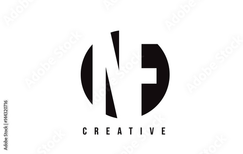 NF N F White Letter Logo Design with Circle Background. Free Download NF N F White Letter Logo Design with Circle Background. - GFXLoad