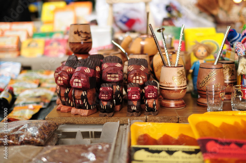 Chilean souvenirs in a Market