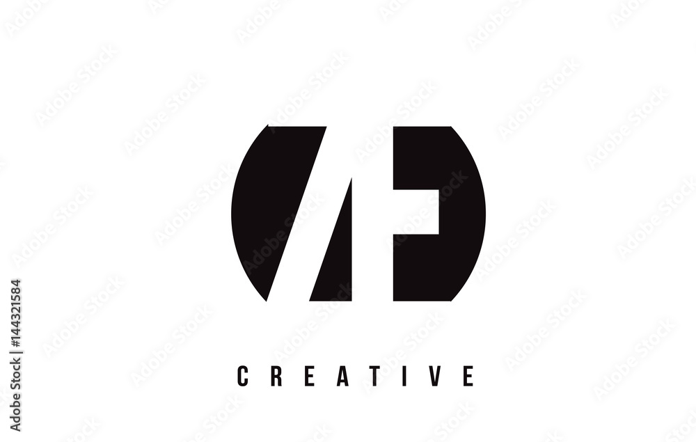 Fototapeta premium ZE Z E White Letter Logo Design with Circle Background.