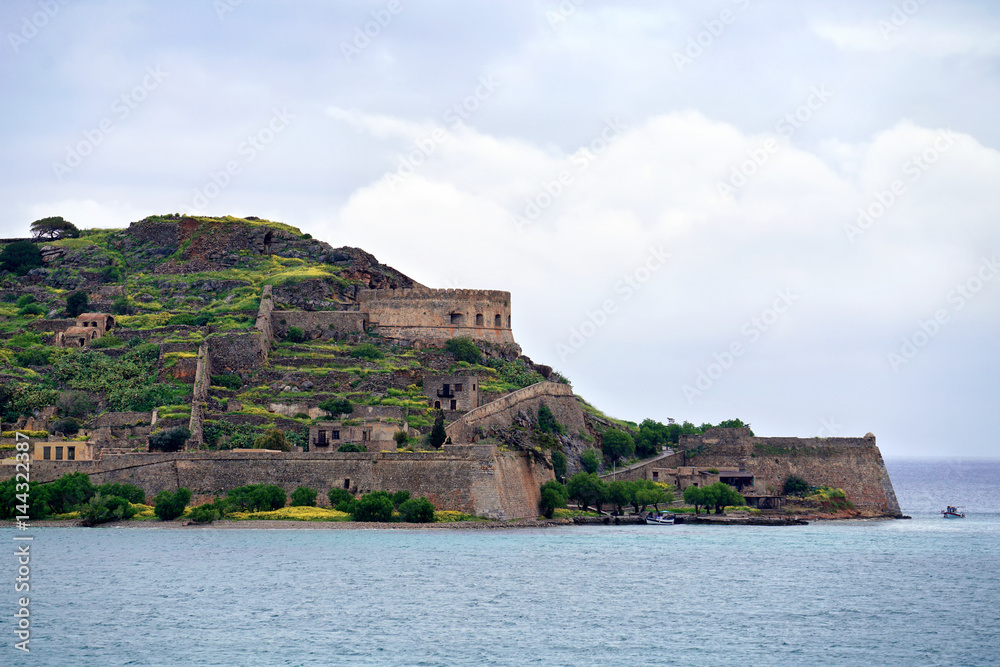 The Island of Spinalonga and Venetian Fortifications The Island of Spinalonga and Venetian Fortifications