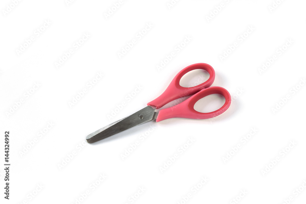 red scissors isolated on white red scissors isolated on white