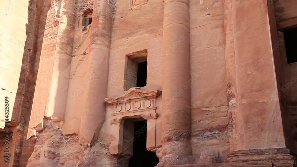 Facade of Urn Tomb of the Royal Tombs, ancient city of Petra - ancient ...