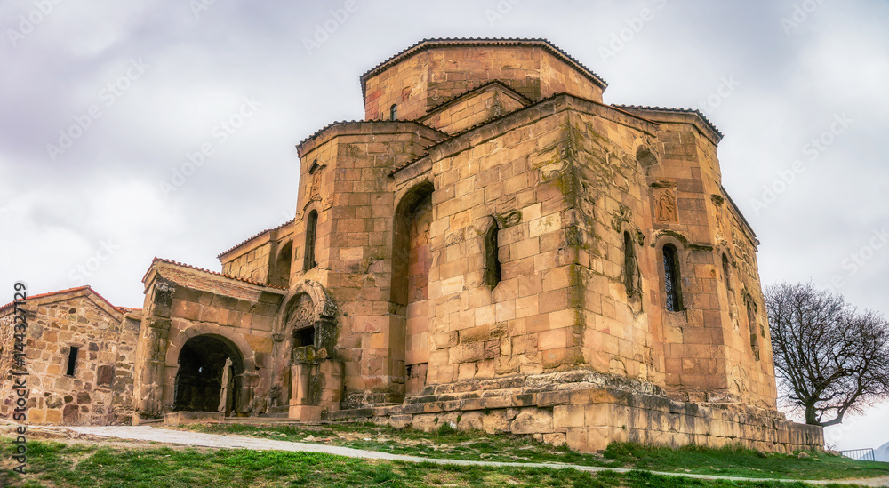 Georgia, Mtskheta: Jvari Monastery is a sixth century Georgian Orthodox monastery near Mtskheta, eastern Georgia.It is listed as a World Heritage site by UNESCO.