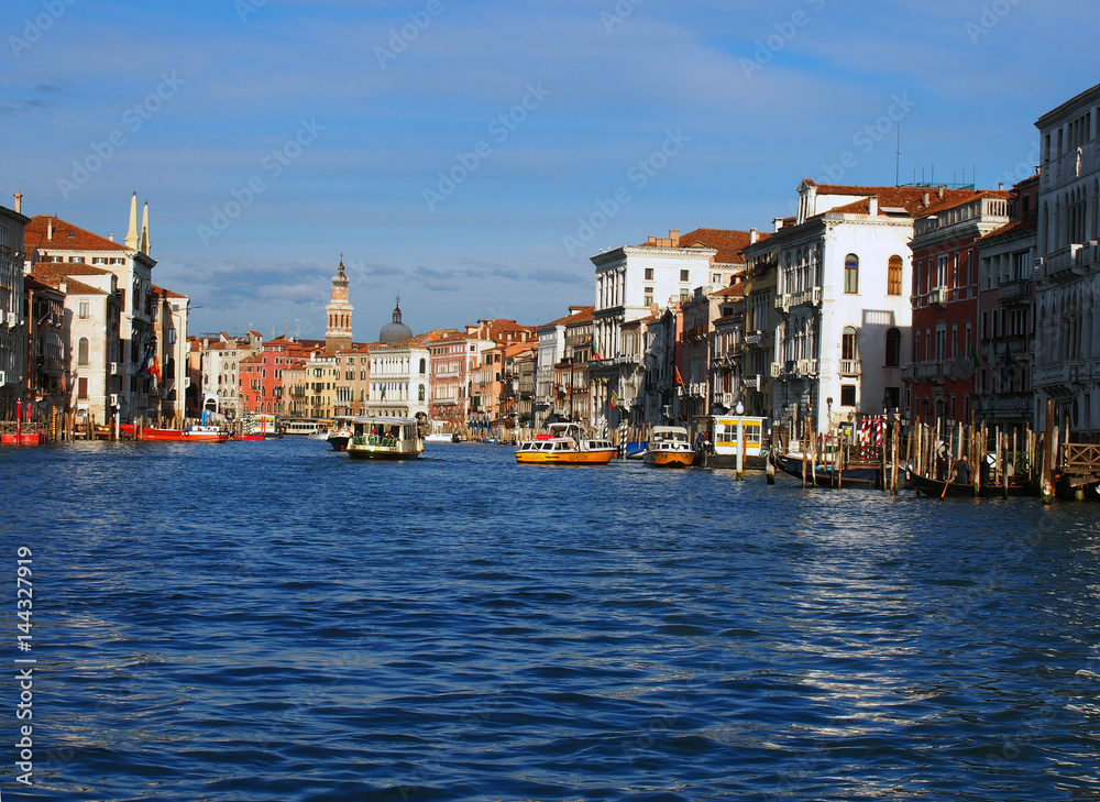 the grand canal in Venice