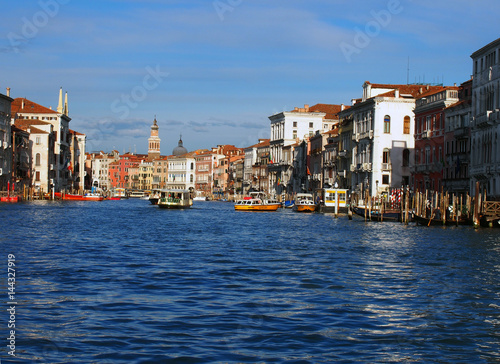 the grand canal in Venice