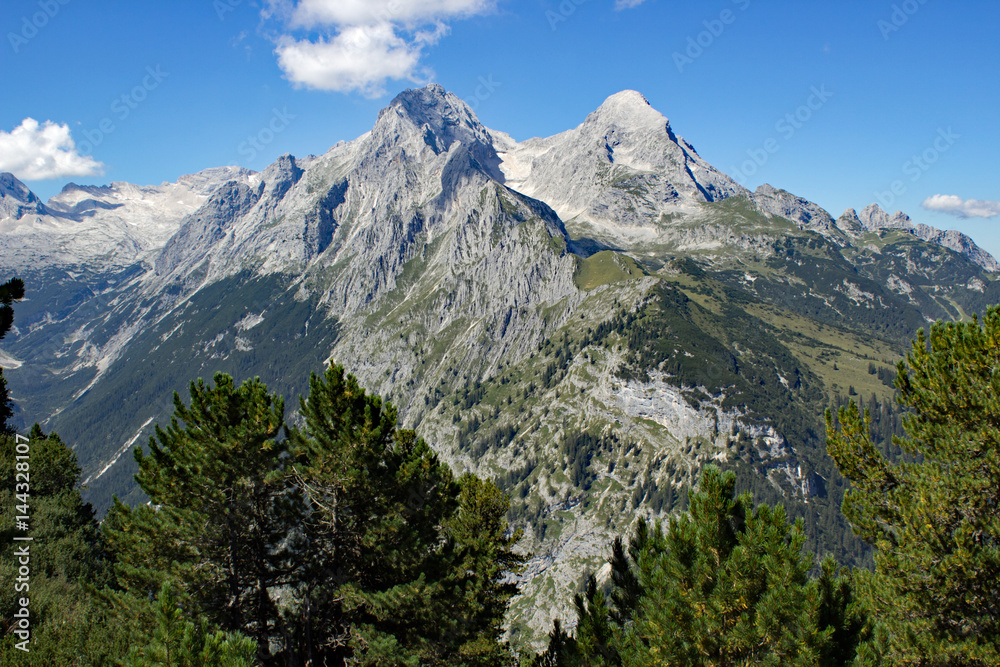 Alpspitze und Hochblassen in den bayerischen Alpen