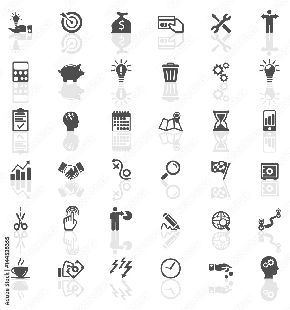 Icons Business and Creativity Icons Business and Creativity