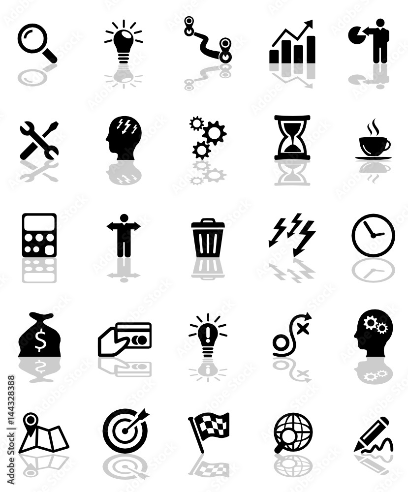 Icons Business and Creativity Icons Business and Creativity