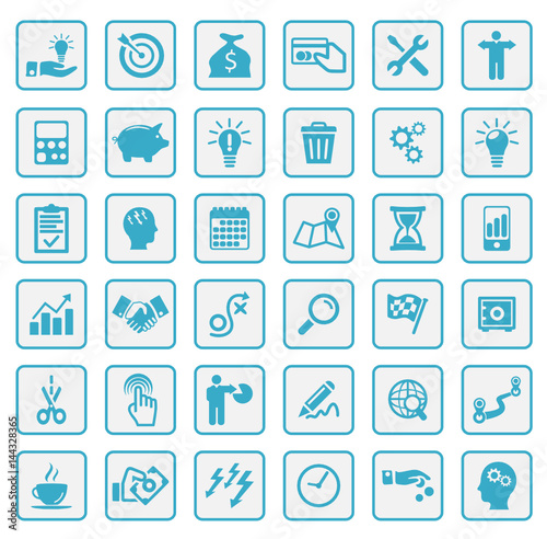 Icons Business and Creativity