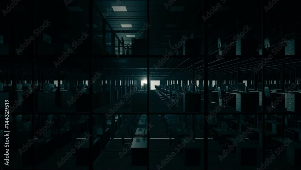 Night Office. Loop animation. Night Office. Loop animation.