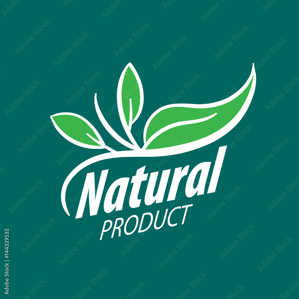 Obraz premium logo natural product
