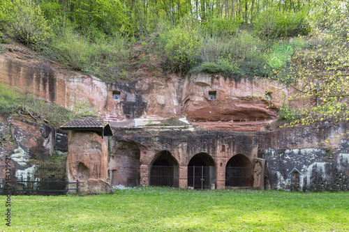 World Heritage Hermitage of Bretzenheim in Rhineland-Palatinate Germany. Prehistoric place.