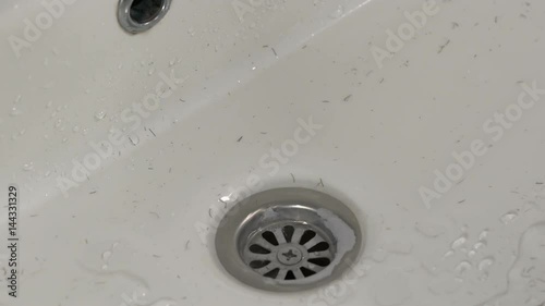 Wash off after shaving photo