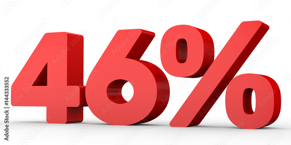 Forty six percent off. Discount 46 %. Forty six percent off. Discount 46 %.