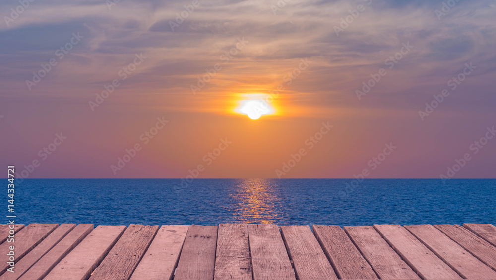 sunset oversea