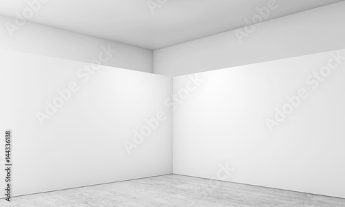 Fototapeta Naklejka Na Ścianę i Meble -  Abstract empty interior, corner 3d