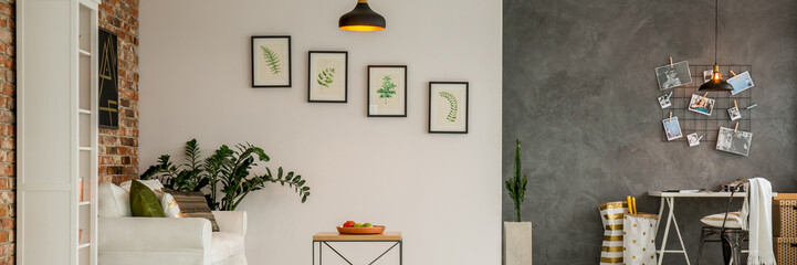 Wall in living room
