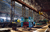 Interior of the plant and machine tools. Heavy industry