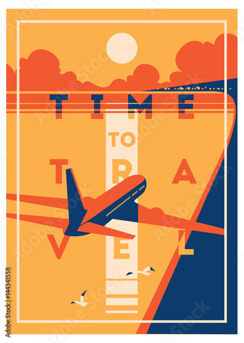 Time to Travel and Summer Holiday poster.